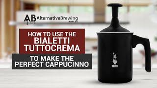 How to Use the Bialetti Tuttocrema Milk Frother [upl. by Ner345]