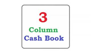 Three column cash book explained [upl. by Alfy]