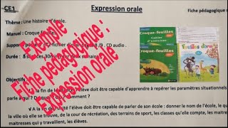 Croquefeuilles CE1  la fiche pédagogique dexpression orale [upl. by Eleazar]