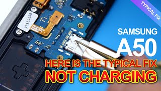 Samsung Galaxy A50 Not ChargingHere Is The Typical Fixsamsung charging problem [upl. by Leavy]