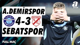 Adana Demirspor 43 Sebat Gençlik Spor  FULL MAÇ  Ziraat Türkiye Kupası 4 Tur Maçı  03122024 [upl. by Annat224]