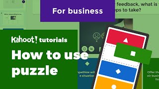 Kahoot for business how to use puzzle [upl. by Jack]