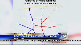 Pontotoc passes new through truck traffic ordinance [upl. by Ethelinda]