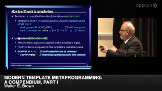 CppCon 2014 Walter E Brown quotModern Template Metaprogramming A Compendium Part Iquot [upl. by Carbone]