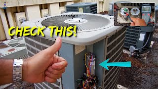 Central AC Compressor Wont Start UpStuckMomentary Hum [upl. by Gilberte495]