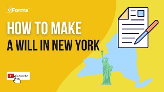 How to Make a Will in New York  Easy Instructions [upl. by Eiramnaej]