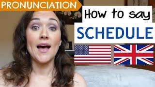 How to Pronounce SCHEDULE US UK amp Australian pronunciation [upl. by Hsejar486]