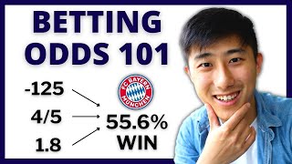 Betting Odds Explained  Sports Betting 101 [upl. by Fox94]