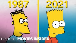 How The Simpsons Animation Evolved Over 30 Years  Movies Insider [upl. by Ingaberg]