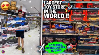 LARGEST TOY STORE IN THE WORLD  RC PLANES RC CARS  🔥🔥 [upl. by Nahc896]