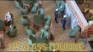 Radio Control Trumpeter 1200 Titanic Build Part 32  The 1st Class Lounge [upl. by Acker]