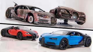 Bugatti Chiron vs Veyron  Restoration Abandoned  New vs Old Model Cars 118 [upl. by Legge936]