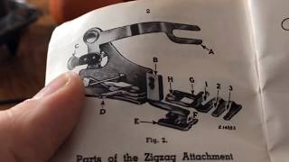 MECHANICAL ACCESSORY 2 Singer ZigZagger How We Made Overlock Stitches Before There Were Sergers [upl. by Bryana]