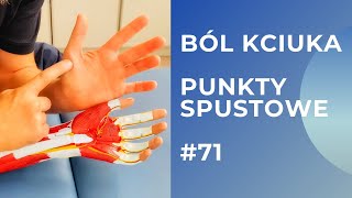 Ból kciuka nadgarstka ręki  punkty spustowe  AUTOTERAPIA W 5 MINUT 71 [upl. by Cofsky969]