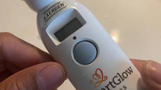 Exergen Smart Glow Thermometer  Instructions [upl. by Aeslahc]