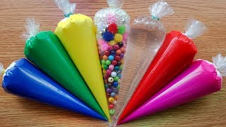 Making Crunchy Slime with Piping Bags 12 [upl. by Yornoc1]