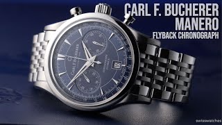 Carl F Bucherer Manero Flyback Chronograph in Blue [upl. by Ettenay]