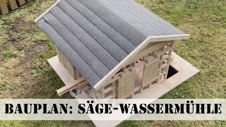 Bauplan Wassermühle mit Sägewerk [upl. by Guod168]