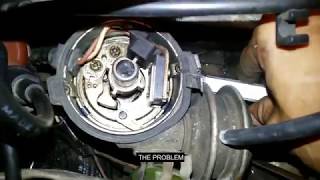 HOW TO SET IGNITION TIMING WO TIMING LIGHT ON A TOYOTA 4K ENGINE ENGLISH SUBTITLE [upl. by Andri]