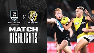 Port Adelaide v Richmond Highlights  Round 4 2021  AFL [upl. by Tterrag]