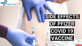 Side effects of the Pfizer COVID19 vaccine [upl. by Nedroj]