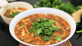 BETTER THAN TAKEOUT  Authentic Hot And Sour Soup Recipe 酸辣汤 [upl. by Nyladnohr]