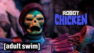 Skeletor leases Snake Mountain  Robot Chicken  Adult Swim [upl. by Kolb396]