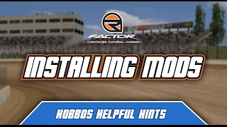 rFactor How to Install Mods GuideWalkthrough [upl. by Ellatsirhc]