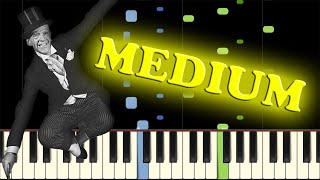 Putting on the Ritz  MEDIUM Piano Tutorial [upl. by Bruce328]