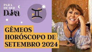 GÊMEOS  SETEMBRO de 2024 MÁRCIA FERNANDES faz PREVISÕES para o SIGNO [upl. by Sabu]