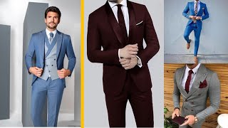 Trajes elegantes para hombres en distintos colores  Ideas [upl. by Siduhey]