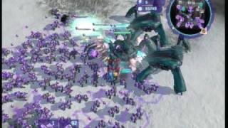 Halo Wars Brutes vs 3 Scarabs [upl. by Iams]