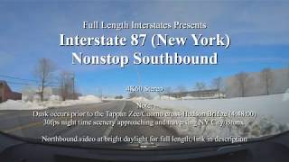 Interstate 87 NY Southbound 4K60 [upl. by Rustice]