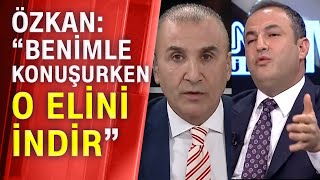 Metin Özkan ve Murat Gezici arasında ipler gerildi quotElini indirquot  CNN Türk Masası [upl. by Dehlia104]