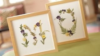 Pressed Flowers DIY [upl. by Giselle]