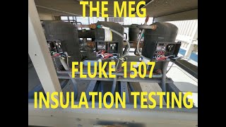 THE MEG  Fluke 1507 insulation meter in the field use and review HVAC [upl. by Jarv]