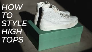 How to Style High Top Sneakers [upl. by Eycats]