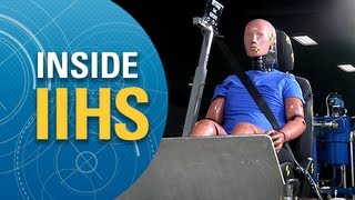 Inside IIHS Rear testing for whiplash prevention [upl. by Ekihc]