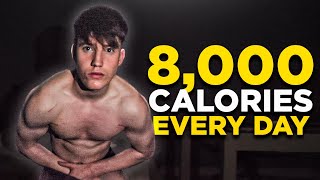 I Doubled My Bulking Calorie Intake For A Week 8000 Calories [upl. by Graves]