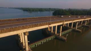 Kuching Barrage and Shiplock  Phantom 4 [upl. by Eisenberg]