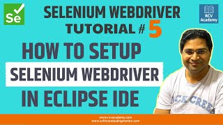 Selenium WebDriver Tutorial 5  How to Setup Selenium WebDriver in Eclipse IDE [upl. by Pickering6]