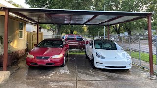 My Carport Build  Part 1 [upl. by Tongue]