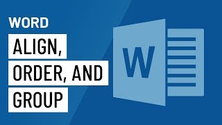 Word Aligning Ordering and Grouping Objects [upl. by Eilerua]