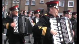 Dunloy Accordion Band  Derry Day 2012 1 [upl. by Aloke]