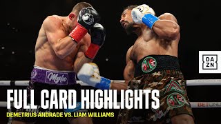 FULL CARD HIGHLIGHTS  Demetrius Andrade vs Liam Williams [upl. by Niwred]