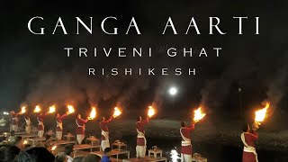 Ganga Aarti at Triveni Ghat Rishikesh Full Video amp Clear Audio 🇮🇳 [upl. by Layap163]