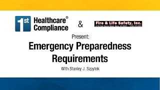 Emergency Preparedness Requirements [upl. by Lasyrc]