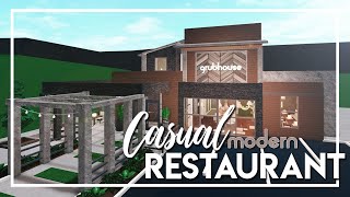 Welcome to Bloxburg Casual Modern Restaurant [upl. by Siesser873]