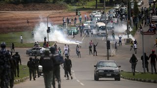 Nigerias Lagos imposes 24hour curfew after antipolice protests turn violent [upl. by Astraea]