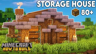 Minecraft How to Build a Storage House [upl. by Alban950]